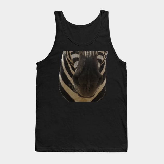 Zebra Mouth Tank Top by ellenhenryart